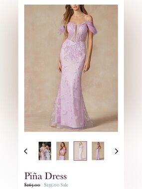 Lilac Prom dress-WILL NEGOTIATE